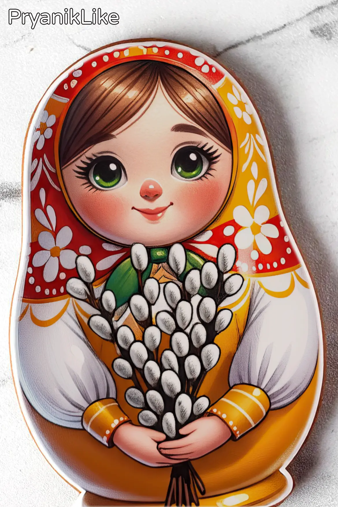 Пряник матрешка (ооооочень много)